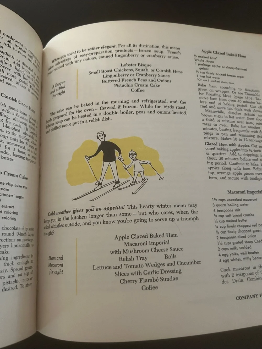 Vintage 1959 General Foods Kitchens Cookbook First Printing Random House chef